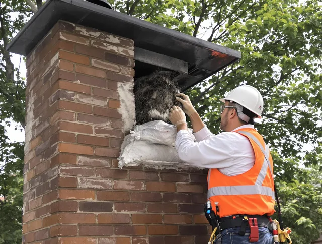 Humane removal of debris and animals by Tyngsborough Chimney Sweep in Tyngsborough, MA