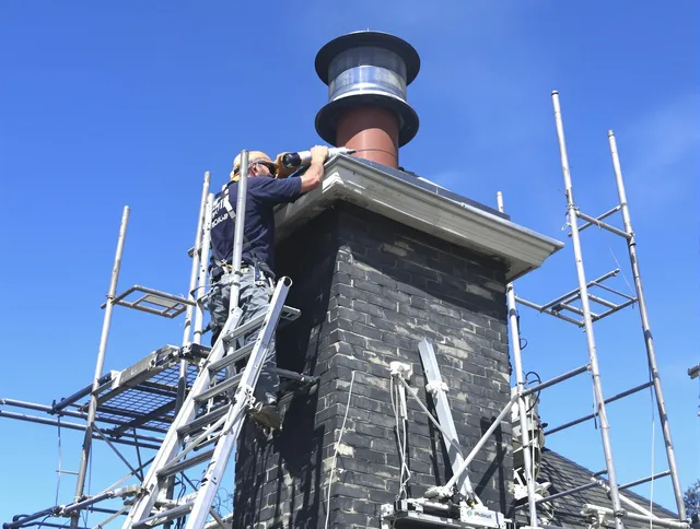 Sturdy chimney crown finished by Tyngsborough Chimney Sweep in Tyngsborough, MA