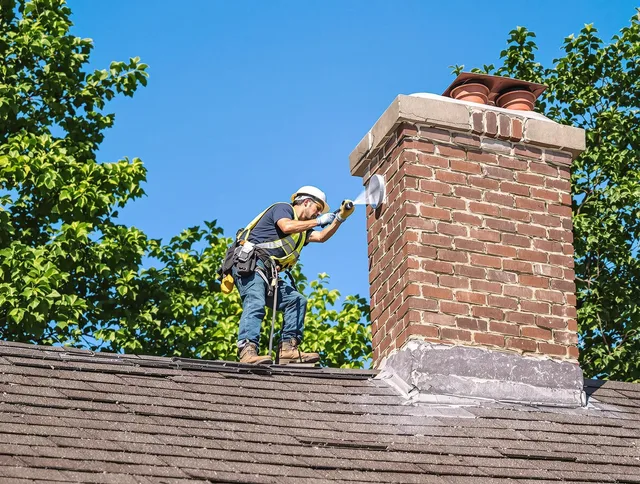 Tyngsborough Chimney Sweep performing an inspection with advanced tools in Tyngsborough, MA