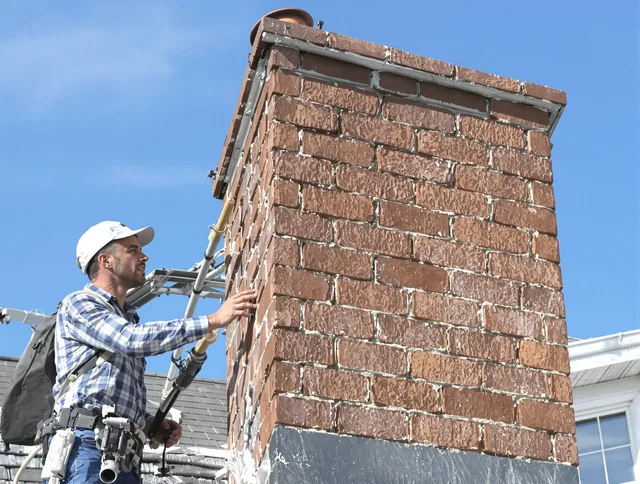Brickwork for a chimney rebuild by Tyngsborough Chimney Sweep in Tyngsborough, MA