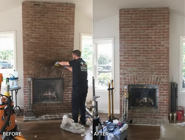 Finished chimney sweeping service by Tyngsborough Chimney Sweep in Tyngsborough, MA