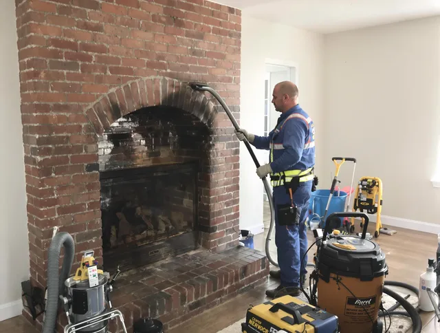 Tyngsborough Chimney Sweep expert performing detailed chimney sweep in Tyngsborough, MA