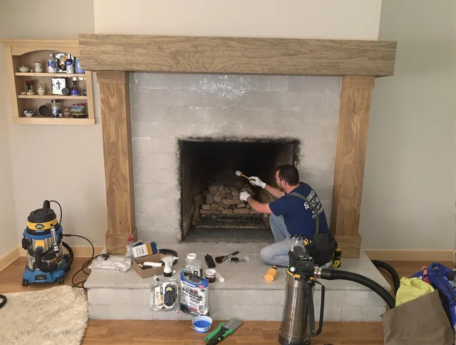 Detailed creosote removal process by Tyngsborough Chimney Sweep in Tyngsborough, MA