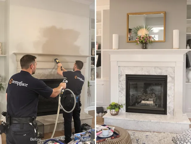 Professional soot removal by Tyngsborough Chimney Sweep team in Tyngsborough, MA